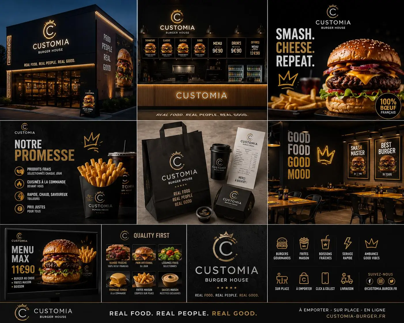 Customia Burger House — real food, real people